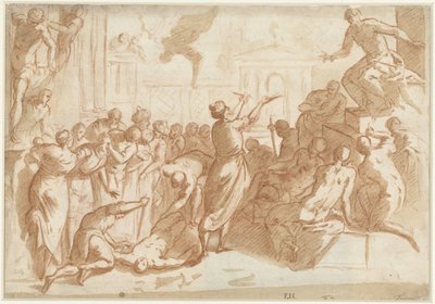 H. Marcus redt een slaaf van de dood door Giulio Carpioni (I)
