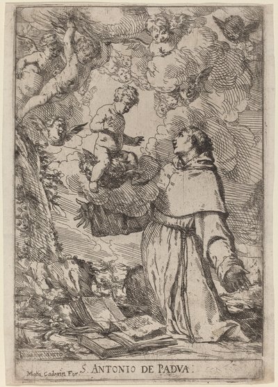 Sint Antonius van Padua door Giulio Carpioni