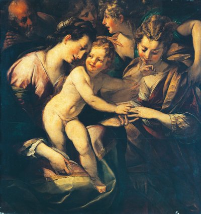 Mystieke huwelijk van St. Catherine door Giulio Cesare Procaccini