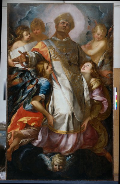 Sint Charles in glorie door Giulio Cesare Procaccini