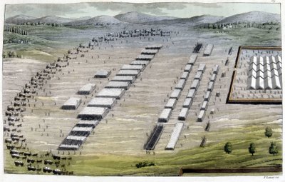 Kampen van Duitsers en Romeinen - in 