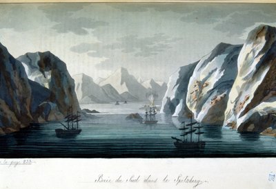 Zuidelijke Baai in Spitzberg, Noorwegen door Giulio Ferrario