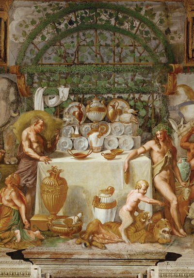 Bacchanalia (vers) door Giulio Romano