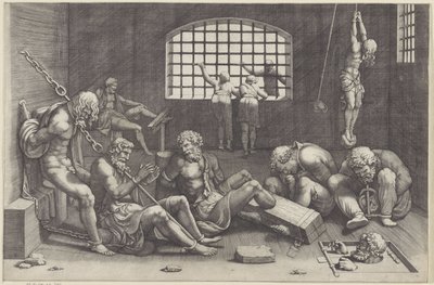 Gevangenis door Giulio Romano