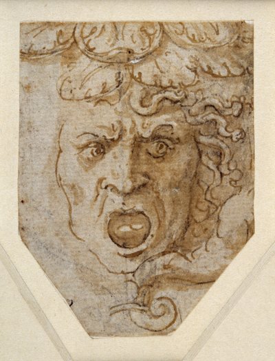 Hoofd van Medusa door Giulio Romano