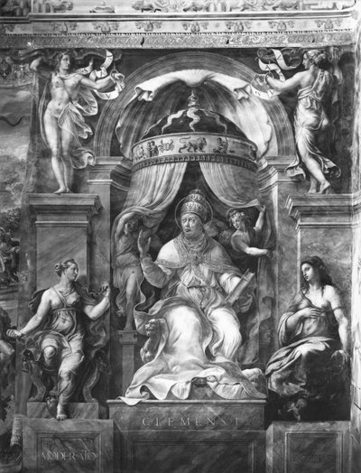 Paus Clemens I (1-97) tussen Matigheid en Genade door Giulio Romano