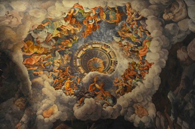 De val van de reuzen Sala dei Giganti, 1536 door Giulio Romano