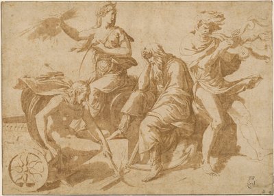 De Vier Elementen door Giulio Romano