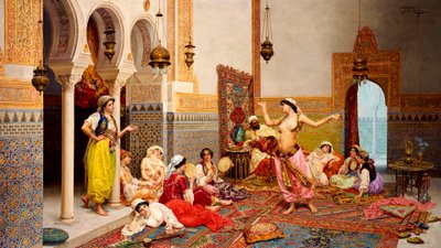 De harem dans door Giulio Rosati