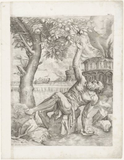Tantalus door Giulio Sanuto