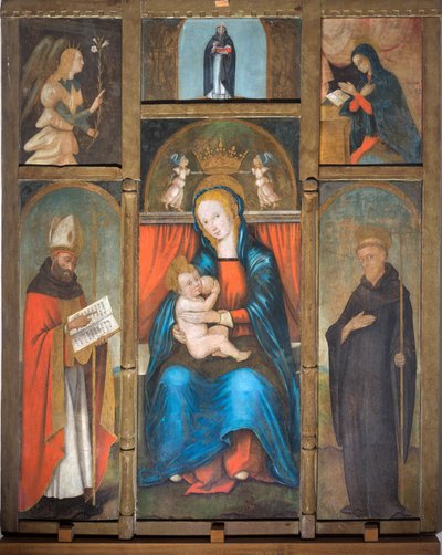 Polyptiek van de Maagd door Giulio de Rossi