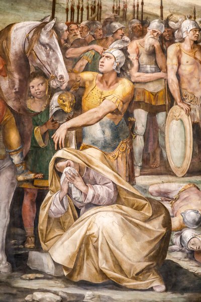 Slag tussen Horatii en Curiatii (detail) door Giuseppe (1568 1640) Cesari