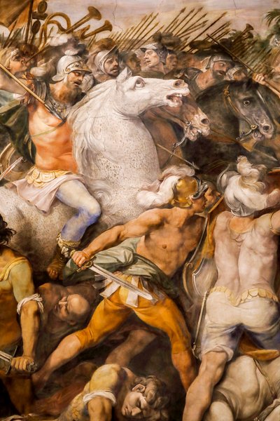 Slag tussen Horatii en Curiatii (detail) door Giuseppe (1568 1640) Cesari