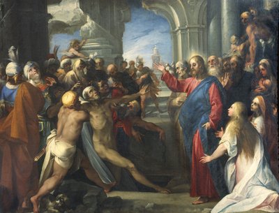 Opwekking van Lazarus door Giuseppe Cesari