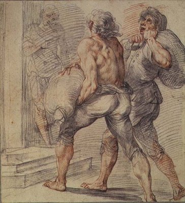 Studie van Belastinginners, c.1591-93 door Giuseppe Cesari
