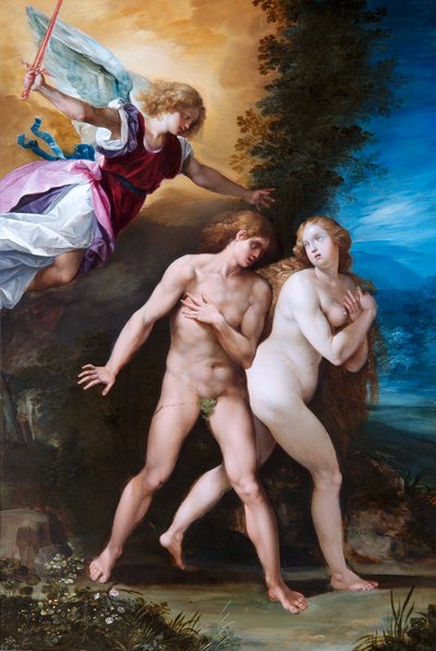 De Verdrijving uit het Paradijs, c.1600-40 door Giuseppe (1568 1640) Cesari