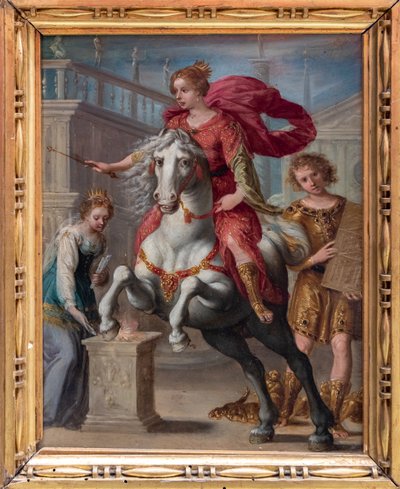 Milddadigheid (of Religie) door follower of Giuseppe Cesari