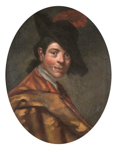 Portret van een man door Giuseppe 1655 1743 Ghislandi