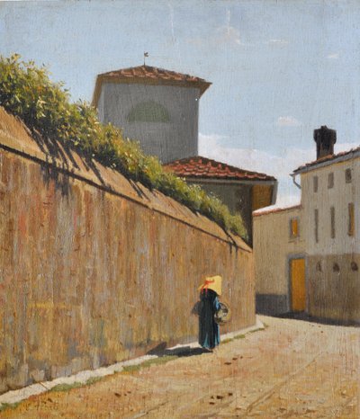 Pad onder de zon, c.1863 door Giuseppe Abbati