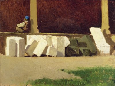 Het Klooster door Giuseppe Abbati