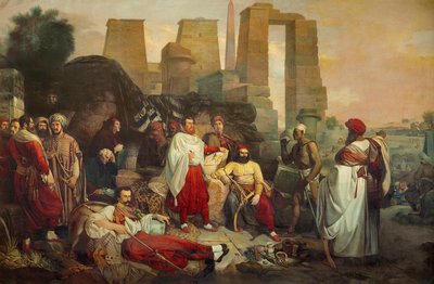 De Frans-Toscaanse archeologische expeditie naar Egypte door Giuseppe Angelelli