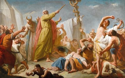 Mozes en de Koperen Slang door Giuseppe Angeli