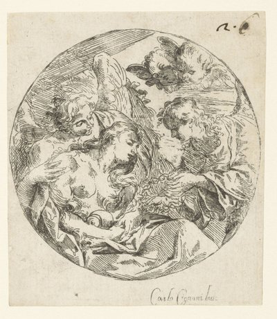 Dood van Maria Magdalena door Giuseppe Antonio Caccioli