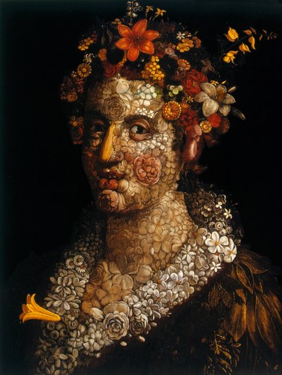 Flora, ca. 1591 door Giuseppe Arcimboldi