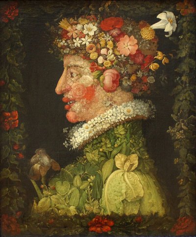Lente, 1573 door Giuseppe Arcimboldo