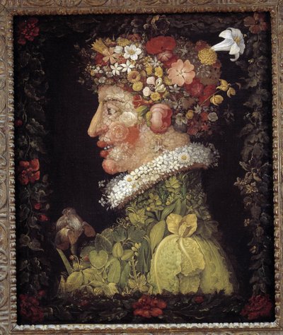 Lente. Allegorie over de seizoenen. Schilderij door Giuseppe Arcimboldo (1527-1593). Louvre Museum door Giuseppe Arcimboldo