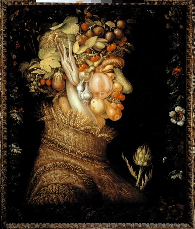Zomer door Giuseppe Arcimboldo