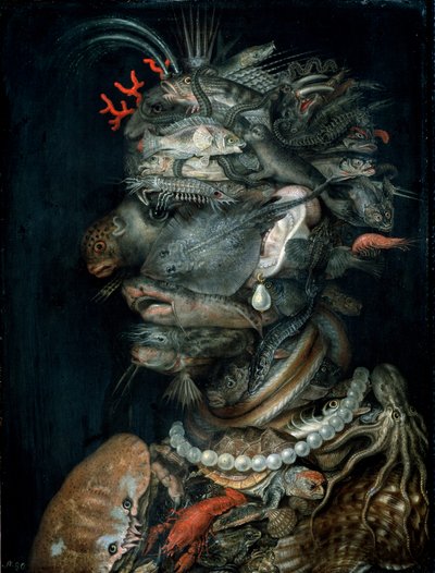 Water door Giuseppe Arcimboldo