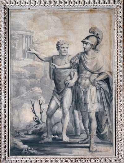 Deugd toont de held de tempel van glorie door Giuseppe Bacigalupo