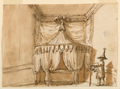 Bednis met een Figuur door Giuseppe Barberi