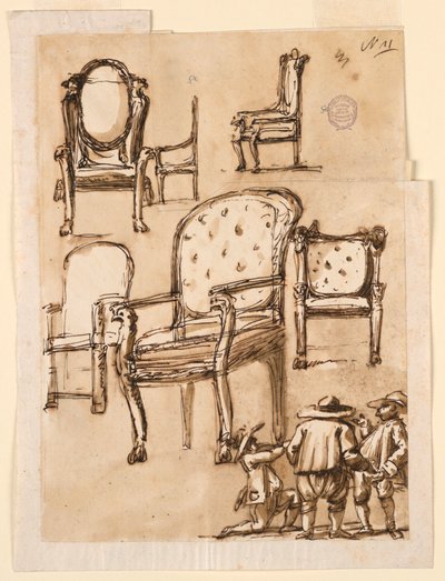 Stoelen door Giuseppe Barberi