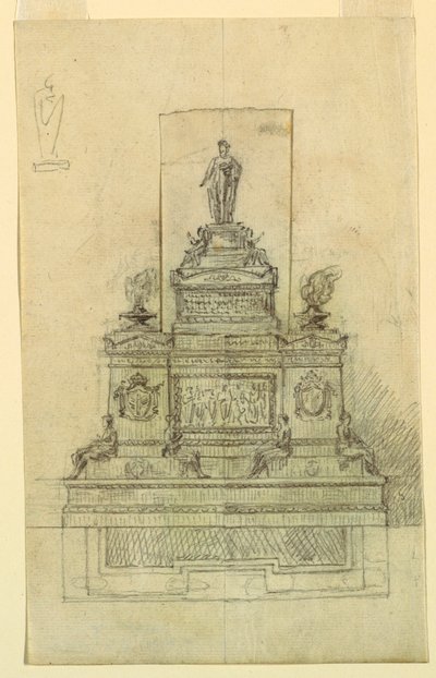 Ontwerp voor een monument door Giuseppe Barberi