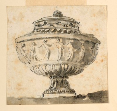 Ontwerp voor een Urn door Giuseppe Barberi