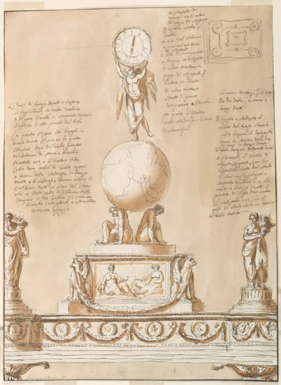 Inktstel voor de onderkoning Eugène de Beauharnais van Italië door Giuseppe Barberi