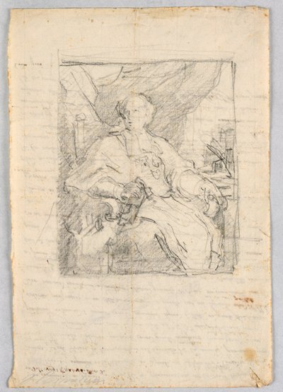 Portretschets door Giuseppe Barberi