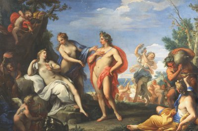 Bacchus en Ariadne door Giuseppe Bartolomeo Chiari