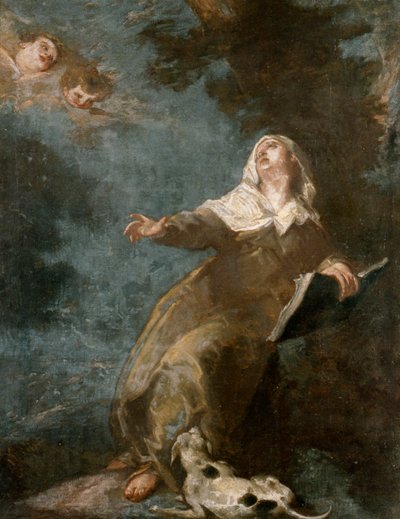 St. Margaretha van Cortona door Giuseppe Bazzani