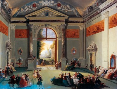 Venetiaans gesprek door Giuseppe Bernardino Bison
