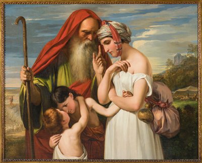 De Verdrijving van Hagar door Giuseppe Bezzuoli
