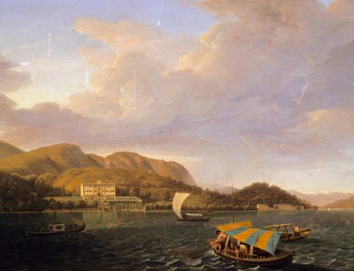 Villa Carlotta in Tremezzo aan het Comomeer door Giuseppe Bisi