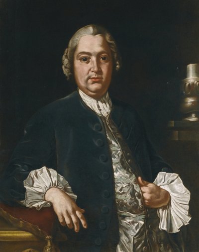 Portret van de componist Niccolò Jommelli 1714-1774 door Giuseppe Bonito