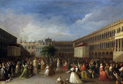 De Boom van de Vrijheid opgericht op het Piazza San Marco, 4 juni 1797, 1797 door Giuseppe Borsato