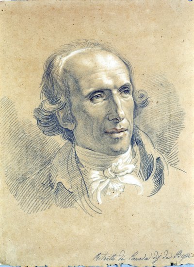 Portret van Canova (1757 - 1822) door Bossi door Giuseppe Bossi