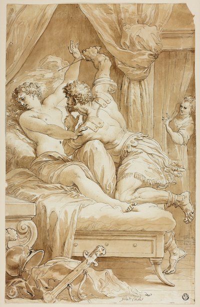 Verkrachting van Lucretia door Giuseppe Cades