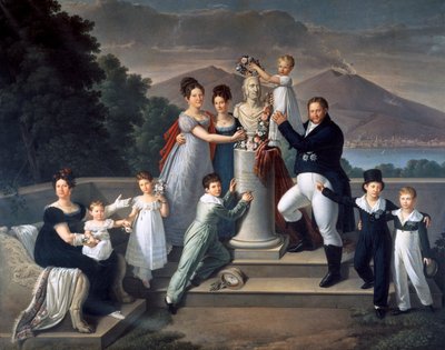 Francis I van Twee Siciliën (Napels) door Giuseppe Cammarano