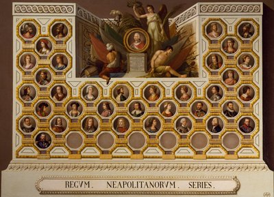 Koning van Napels van 1154 tot 1859, door Giuseppe Cammarano door Giuseppe Cammarano